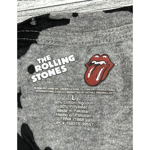 Vintage 1997 The Rolling Stones Burn Out Concert T Shirt Large Burn Out *Flaw - Picture 11 of 13